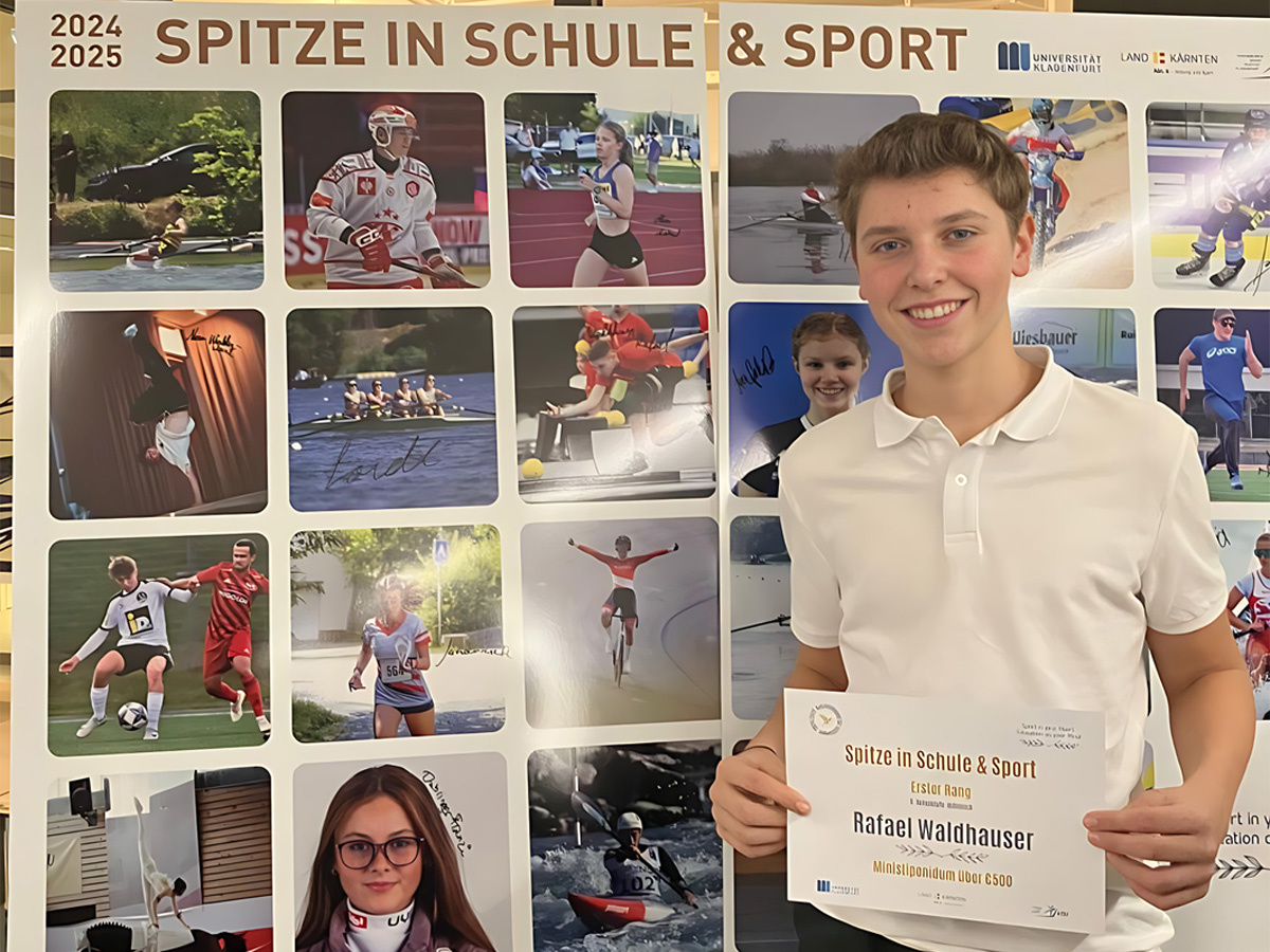 Rafael - Spitze in Schule und Sport