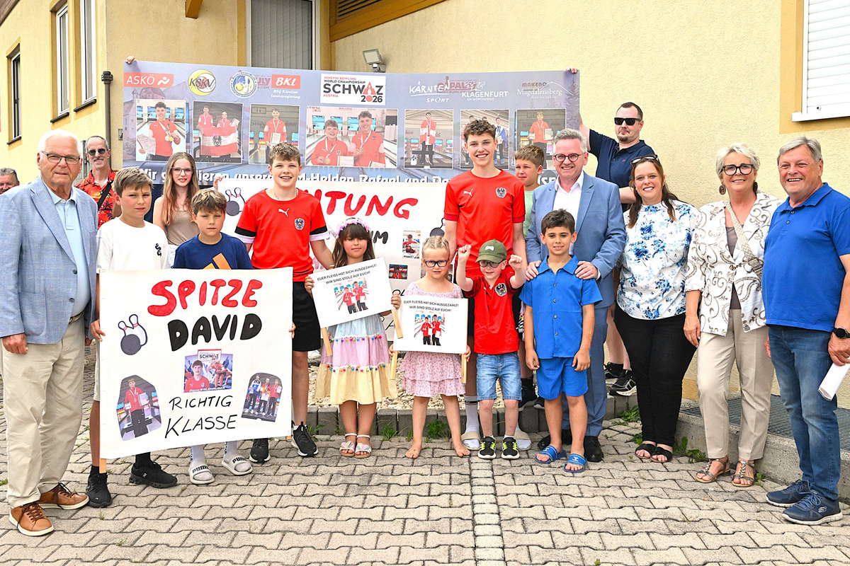 Großer Empfang der EM-Helden im LZ Klagenfurt