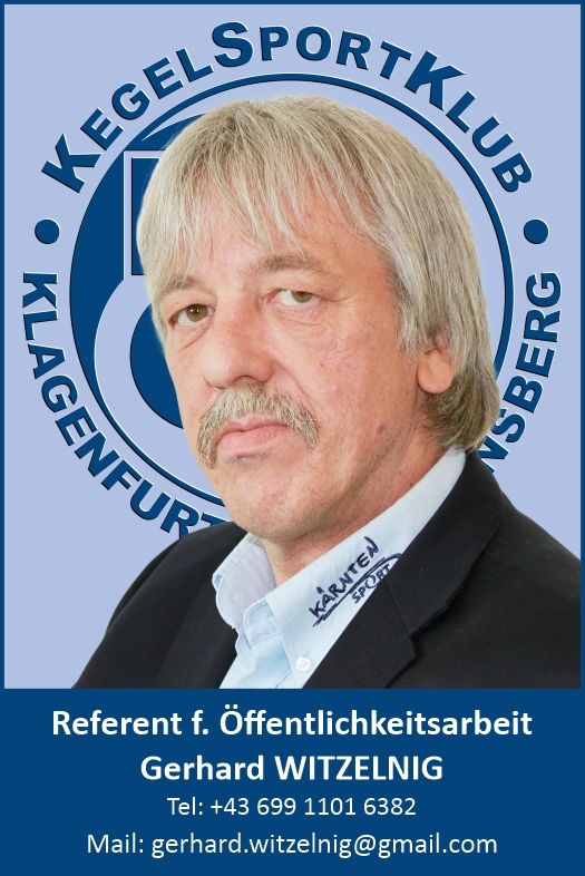 Referent f. Öffentlichkeitsarbeit: Gerhard Witzelnig
