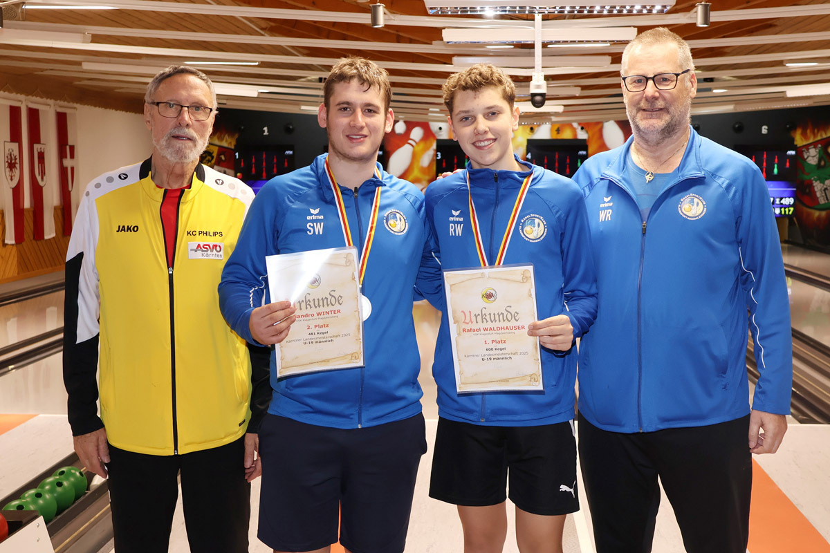 U15 männlich: Rafael Waldhauser (rechts) & Sandro Winter