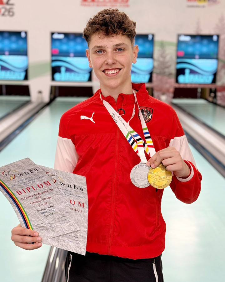 Rafael mit Gold in Kombi und Silber im Einzel