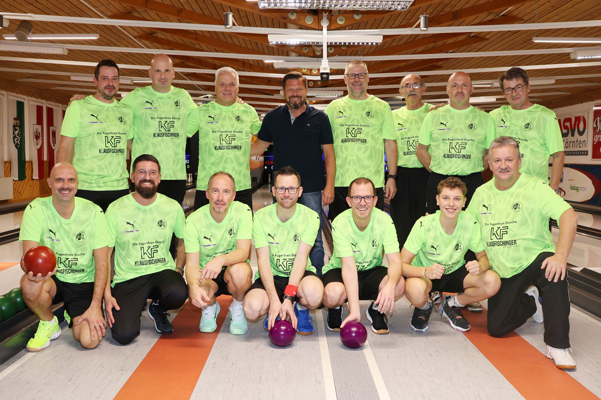 KSK Klagenfurt-Magdalensberg mit Sponsor Klaus Fischinger