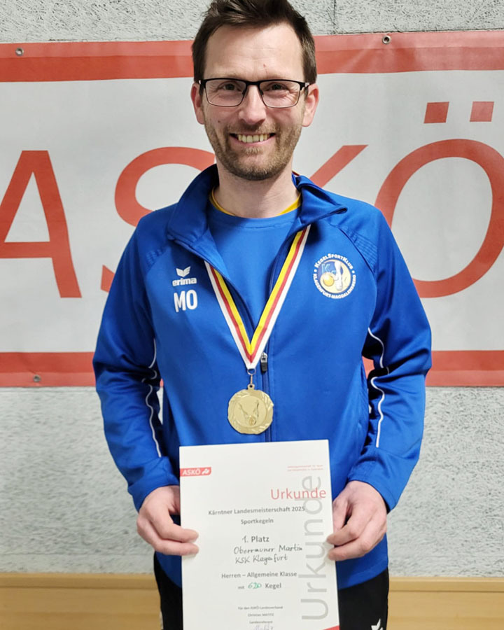 ASKÖ Landesmeister Martin Oberrauner