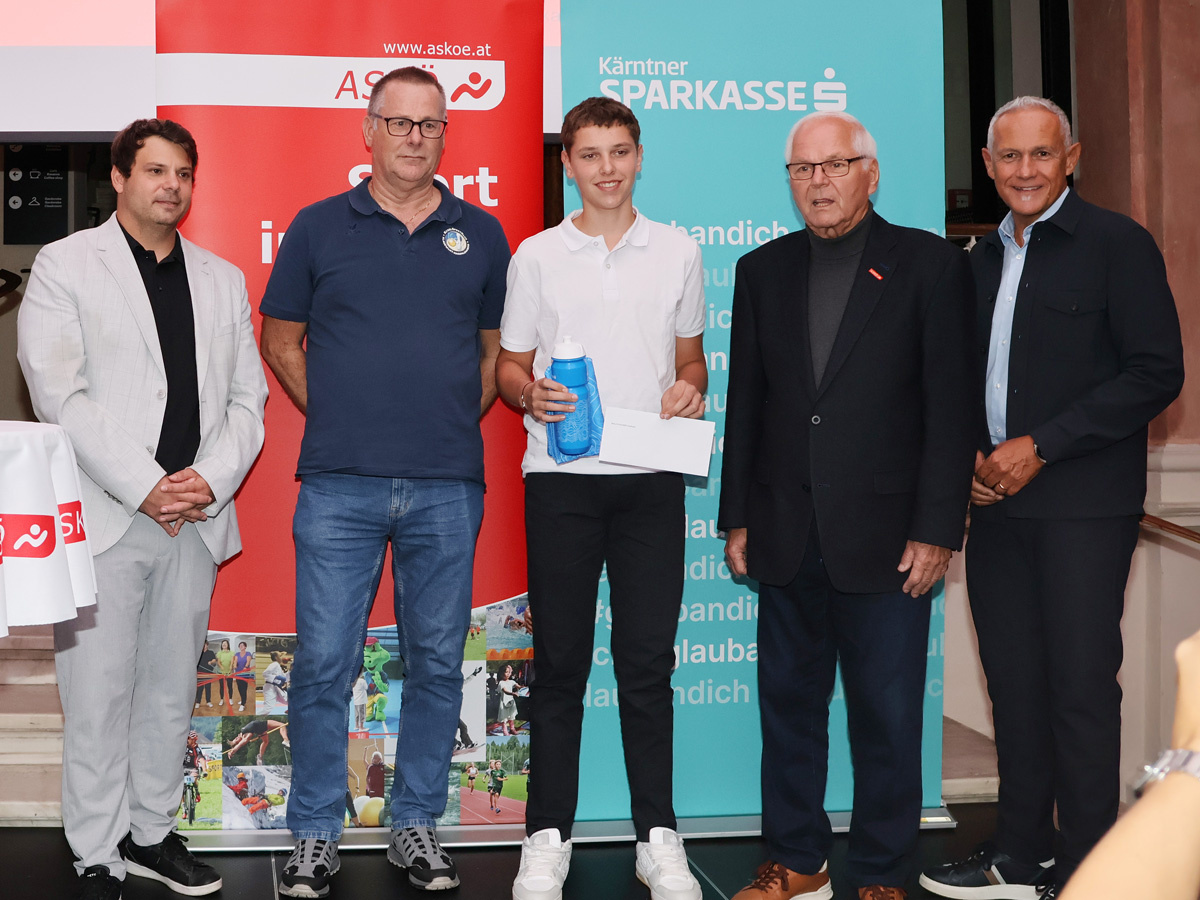 ASKÖ Kärntner Sparkasse Jugendförderungspreis für Rafael Waldhauser