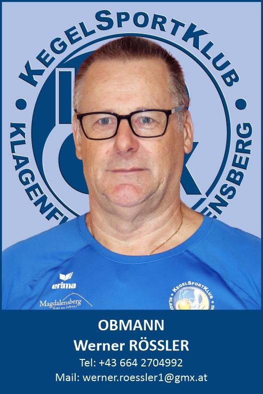Obmann: Werner Rössler